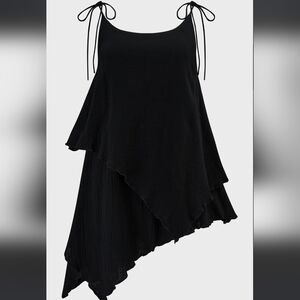 Killstar Black Asymmetrical Top